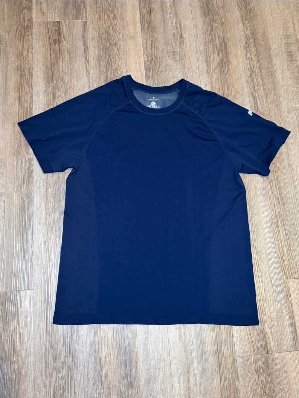 Deep Navy The Training Day Tee Athletic T-Shirt Fabletics Men’s Size XL